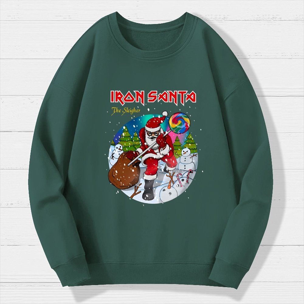 Iron Santa Geek Cotton Sweatshirt