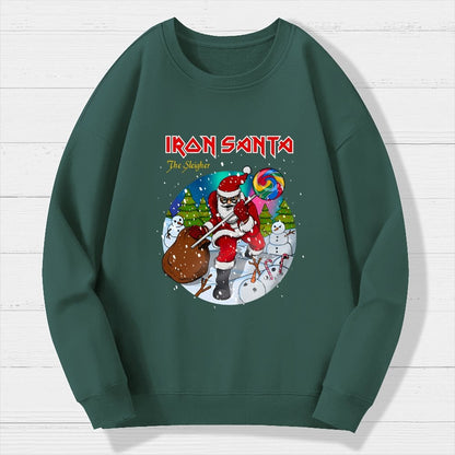 Iron Santa Geek Cotton Sweatshirt