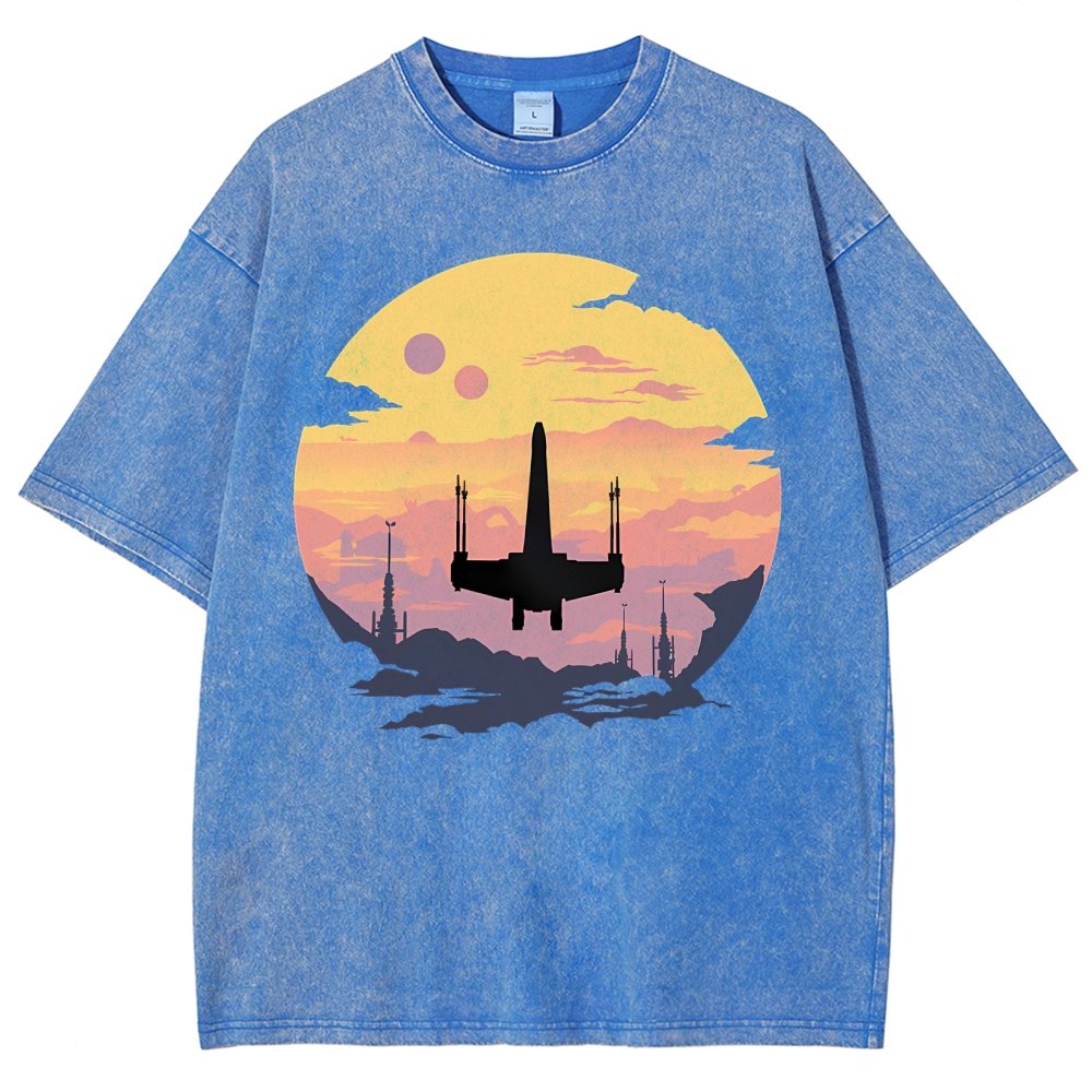 Rogue Fighter Vintage Distressed T-shirt