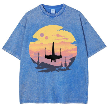 Rogue Fighter Vintage Distressed T-shirt