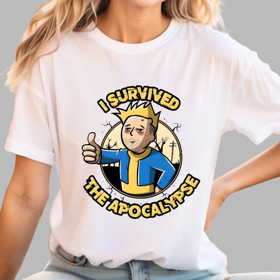 I Survived the Apocalypse Geek T-Shirt