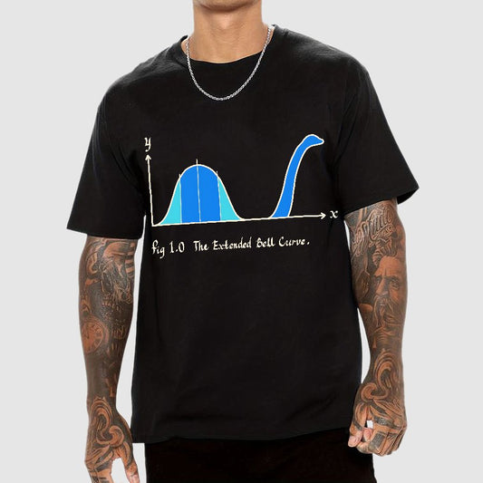The Extended Bell Curve Geek T-Shirt