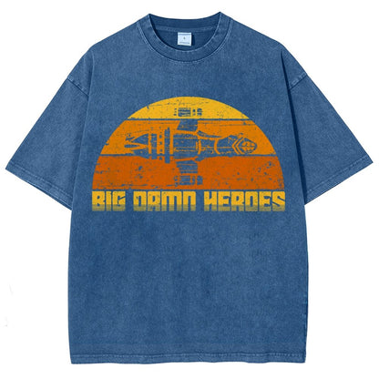 Big Damn Vintage Heroes Vintage Distressed T-shirt