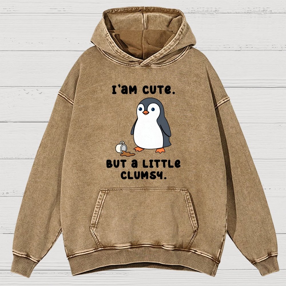 Little Clumsy Vintage Distressed Hoodie