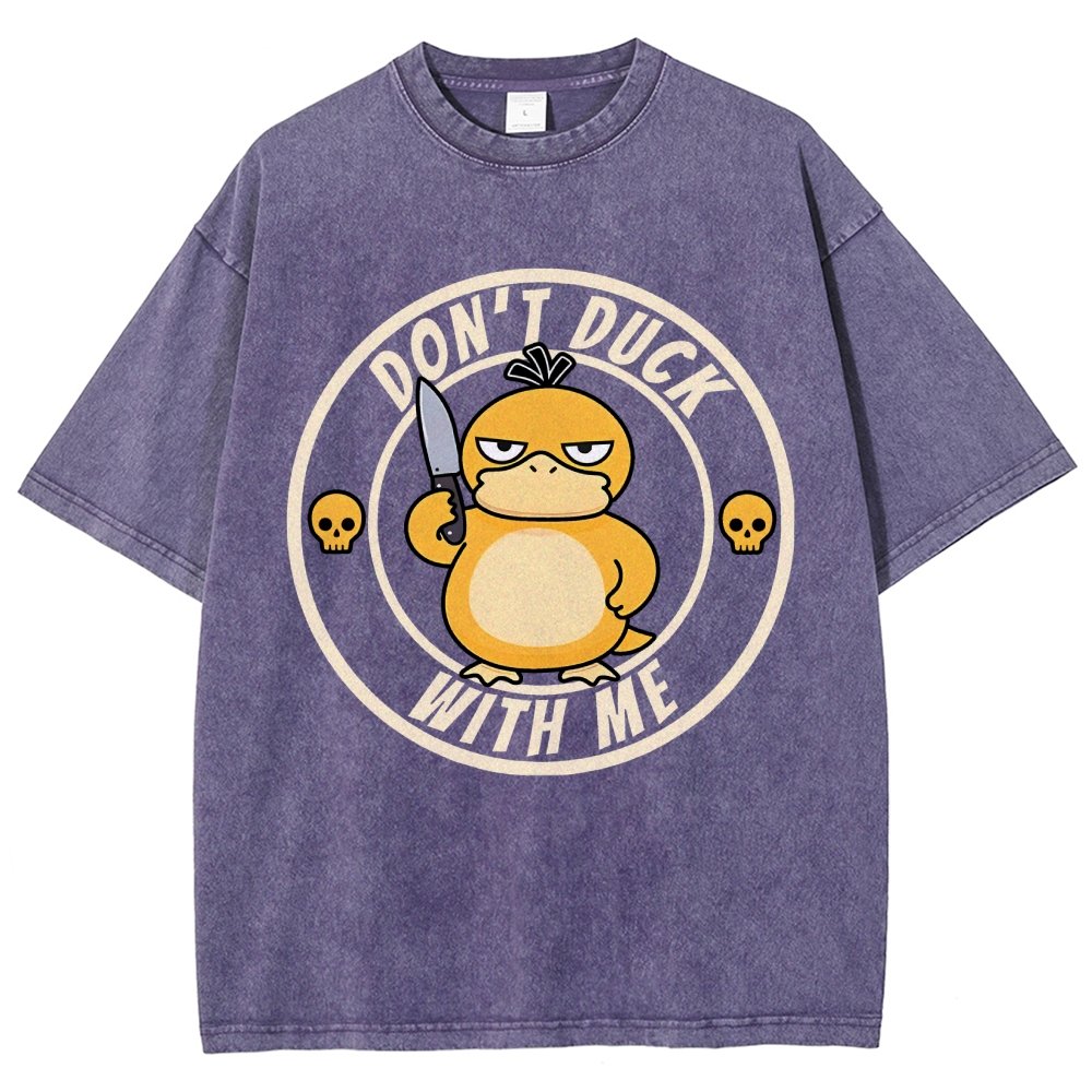 Don't Duck With Me Vintage Distressed T-shirt