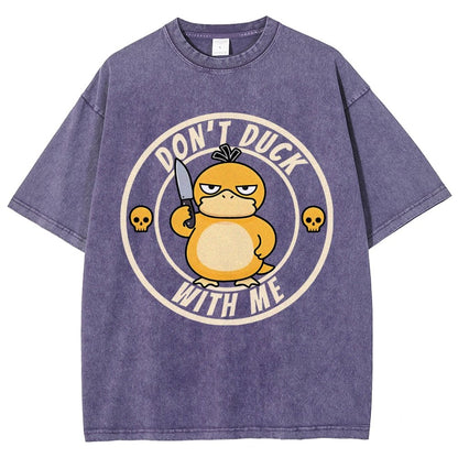 Don't Duck With Me Vintage Distressed T-shirt