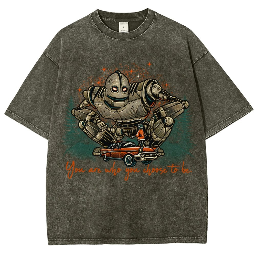 You Are Who You Choose To Be Vintage Distressed T-shirt