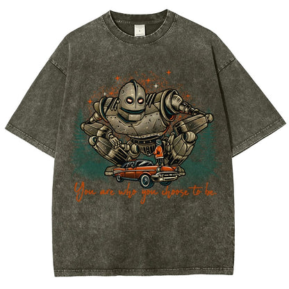 You Are Who You Choose To Be Vintage Distressed T-shirt