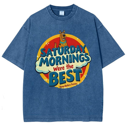 80s Saturday Morning Vintage Distressed T-shirt