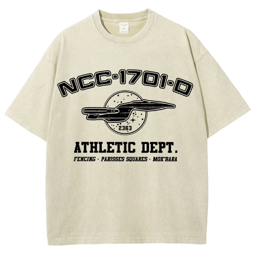 Space Athletic A New Generations Vintage Distressed T-shirt