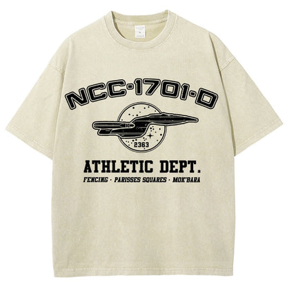 Space Athletic A New Generations Vintage Distressed T-shirt