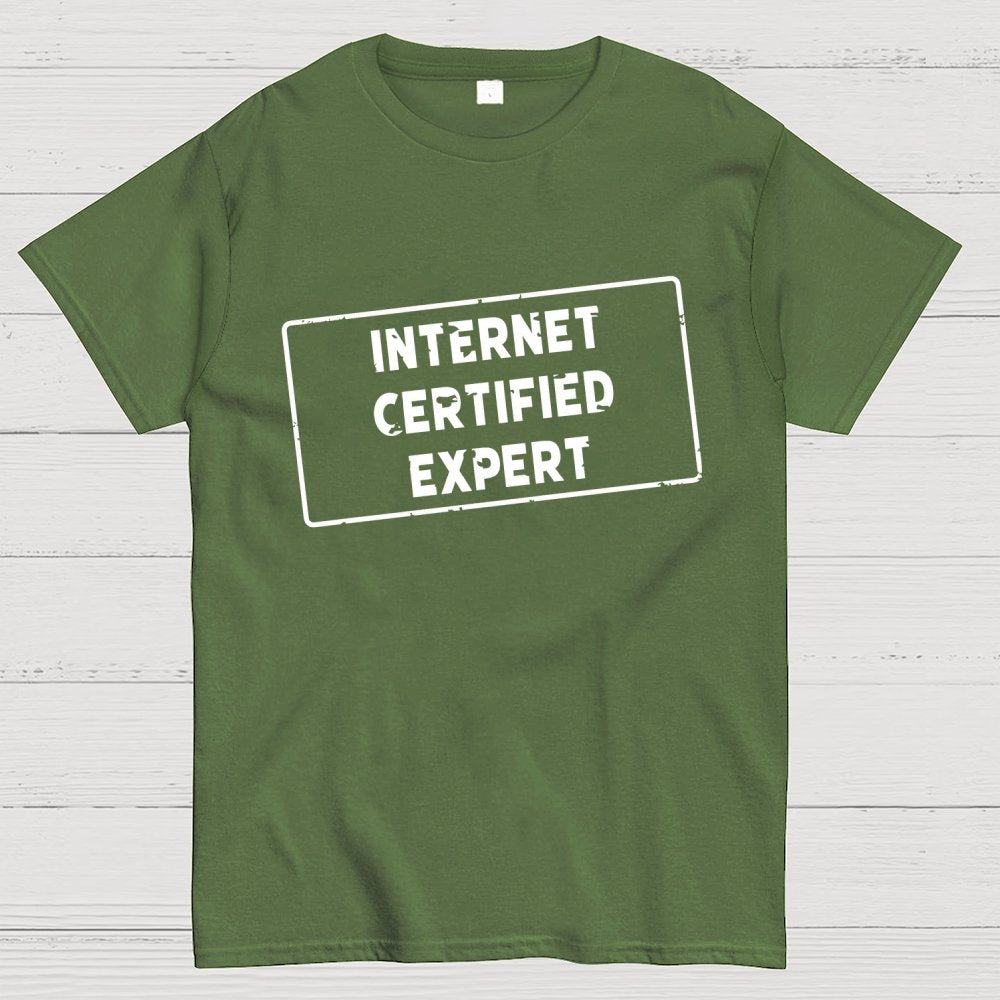 Internet Certified Expert Geek T-Shirt