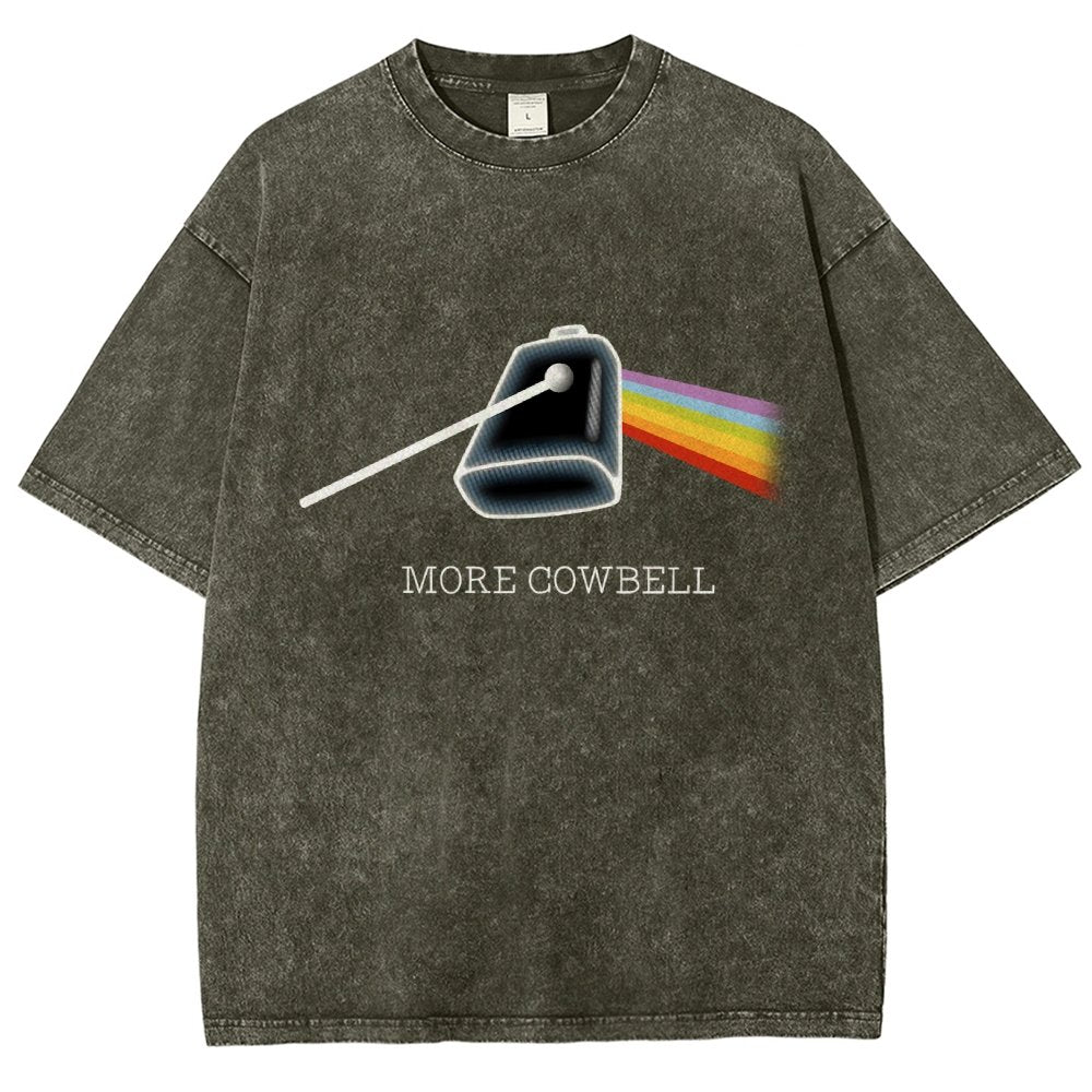 More Cowbell Vintage Distressed T-shirt