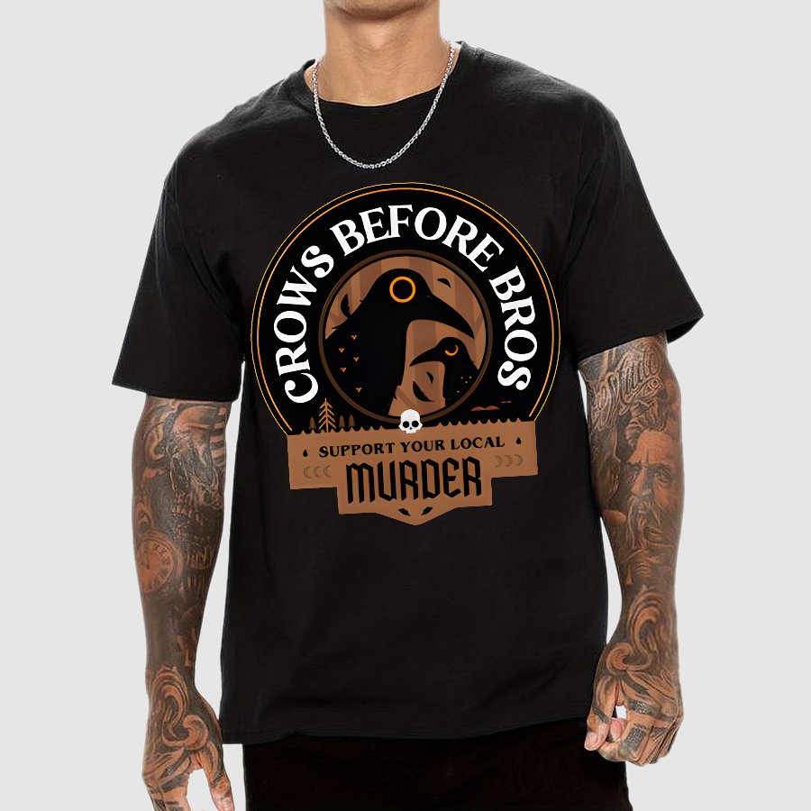 Crows Before Bros Geek T-Shirt