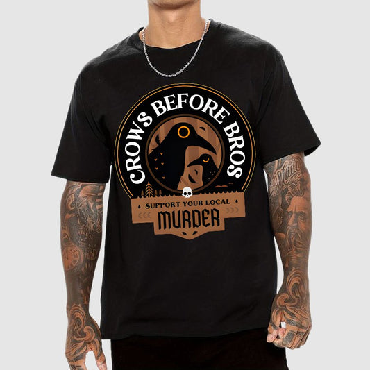 Crows Before Bros Geek T-Shirt