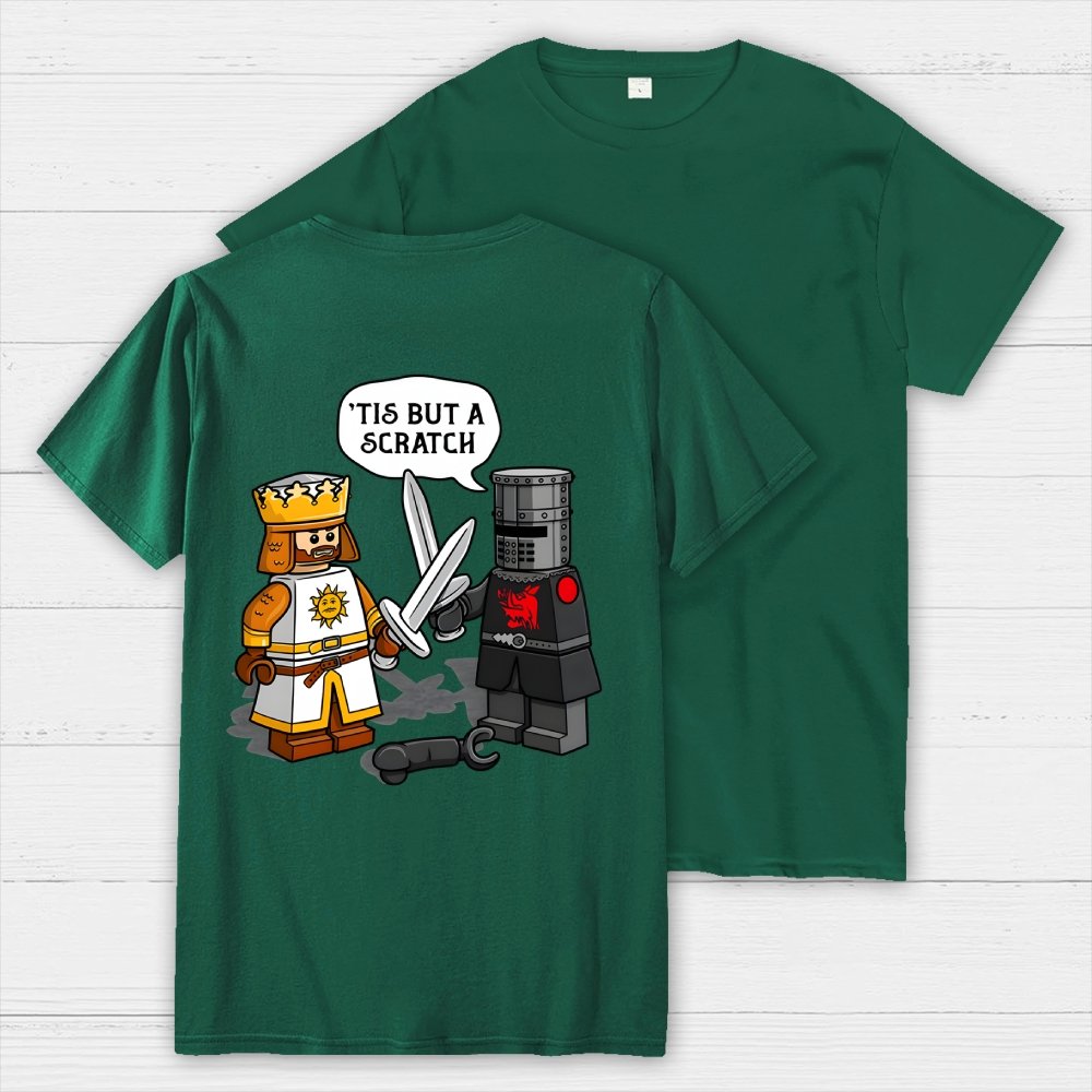 King Vs Knight Back-printed Geek T-shirt