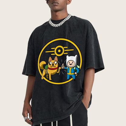 Wasteland Time Vintage Distressed T-shirt