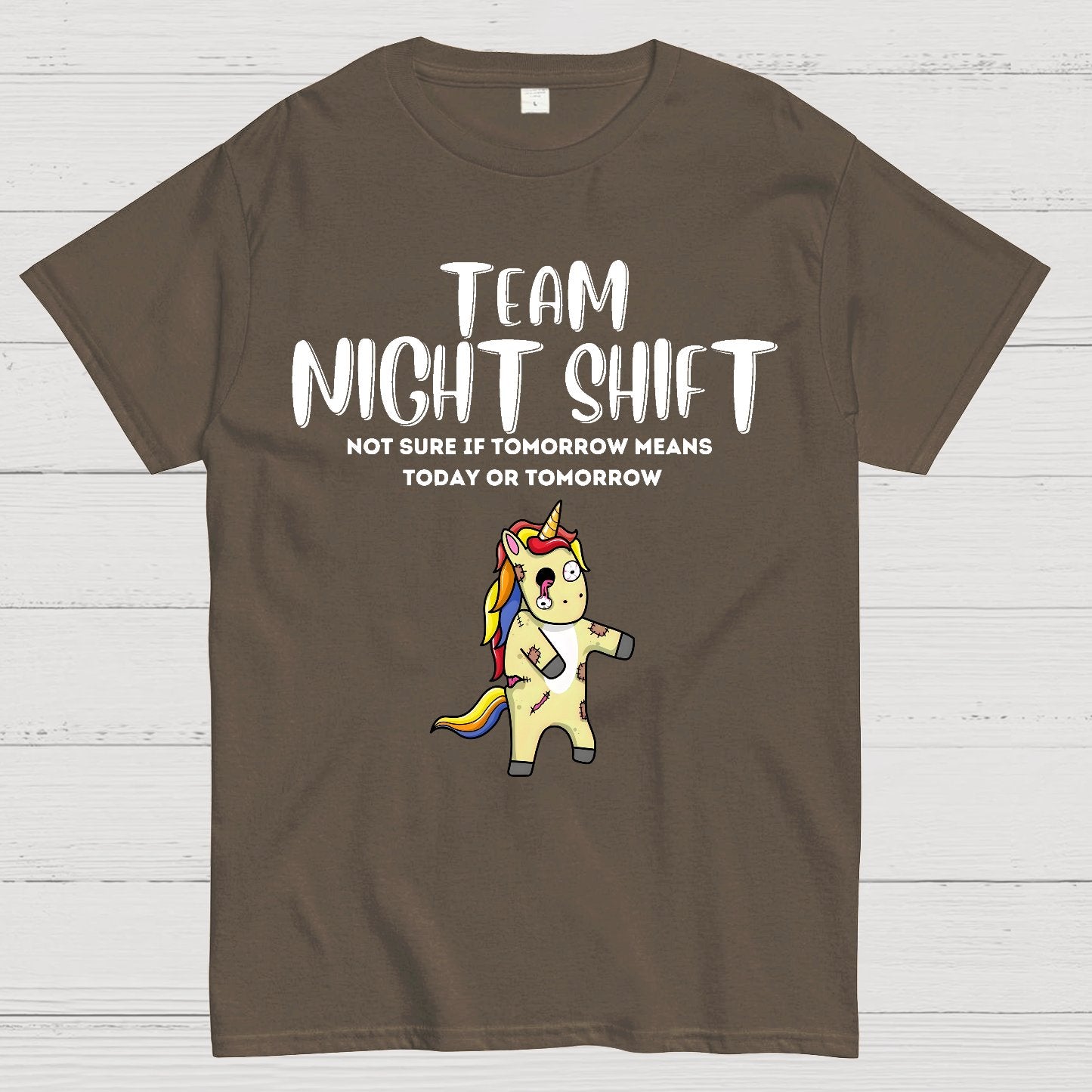 Night Shift Team - Zombie Unicorn! Geek T-Shirt