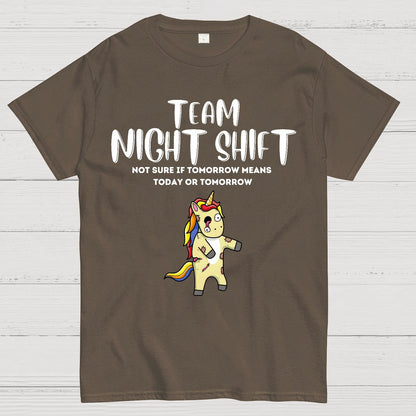 Night Shift Team - Zombie Unicorn! Geek T-Shirt
