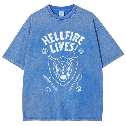 Hellfire Lives Vintage Distressed T-shirt