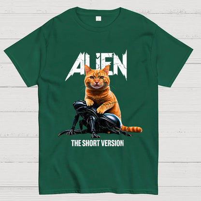 Alien Cat Heavy Geek T-Shirt