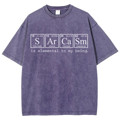 Periodic SArCaSm Vintage Distressed T-shirt