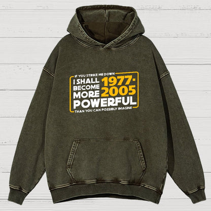 I Shall Become More Powerful Vintage Distressed Hoodie