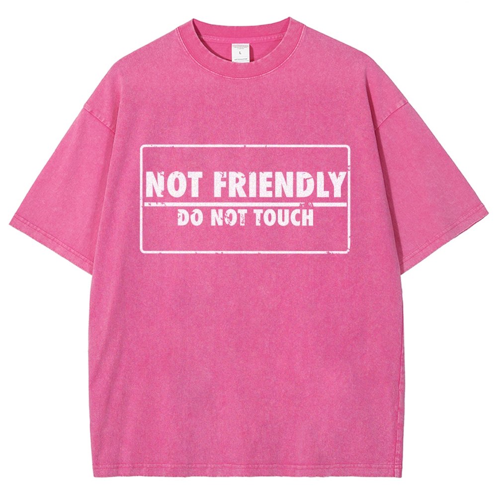 Not friendly stamp Vintage Distressed T-shirt