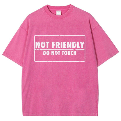 Not friendly stamp Vintage Distressed T-shirt