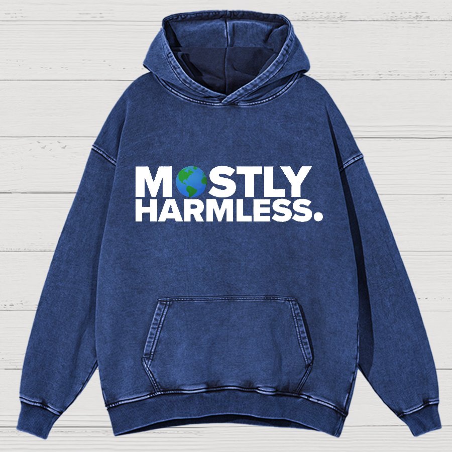 Mostly Harmless Vintage Distressed Hoodie