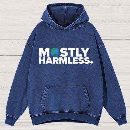 Mostly Harmless Vintage Distressed Hoodie
