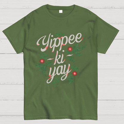 Yippee-Ki-Yay Mother   F***er！Front And Back Printing Geek T-Shirt