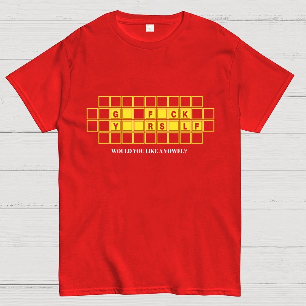 A Vowel Please Geek T-Shirt