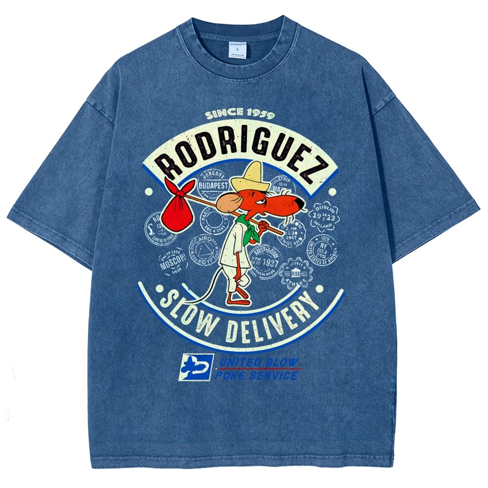 Slowpoke Delivery Service Vintage Distressed T-shirt