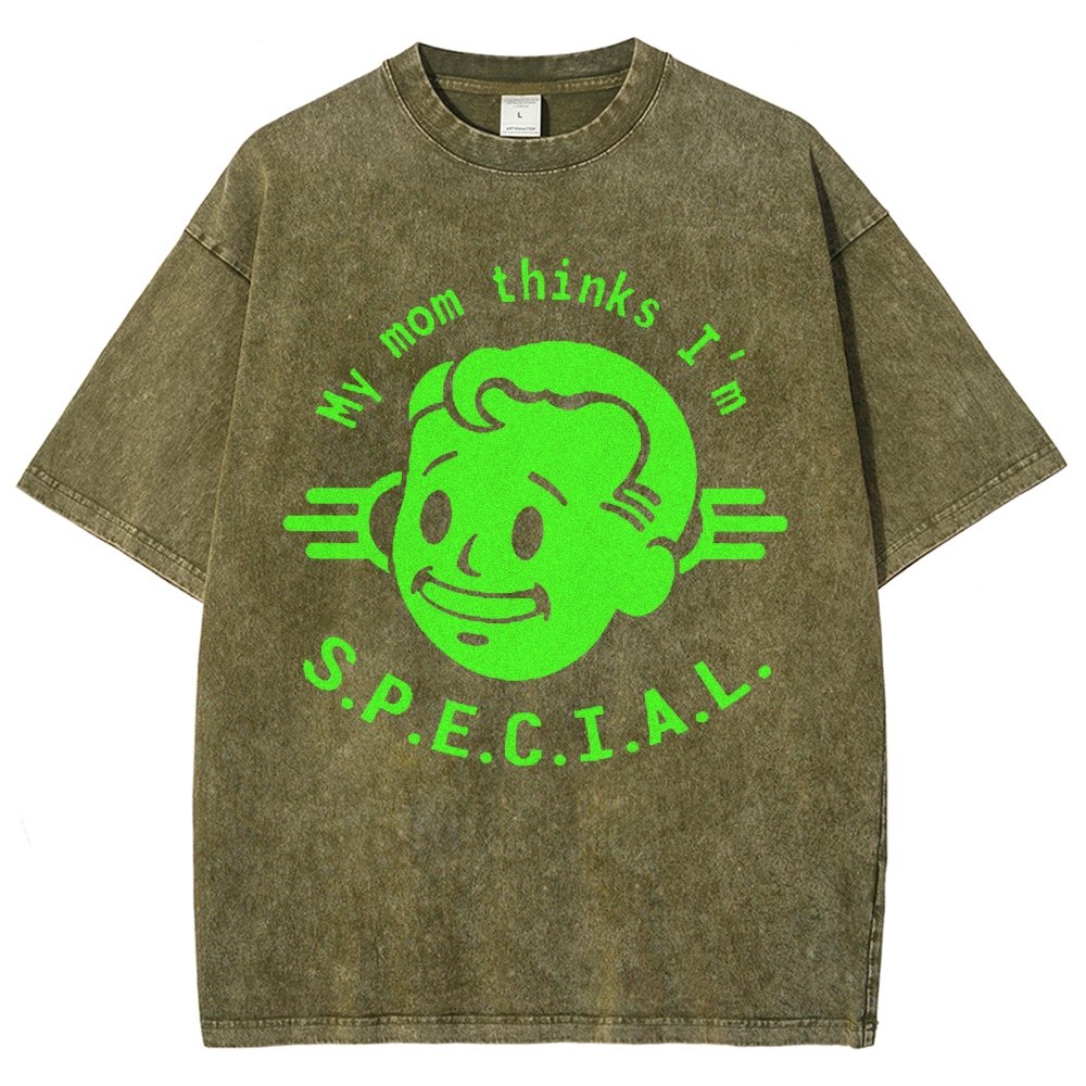 My Mom Thinks I'm S.U.P.E.R. Vintage Distressed T-shirt
