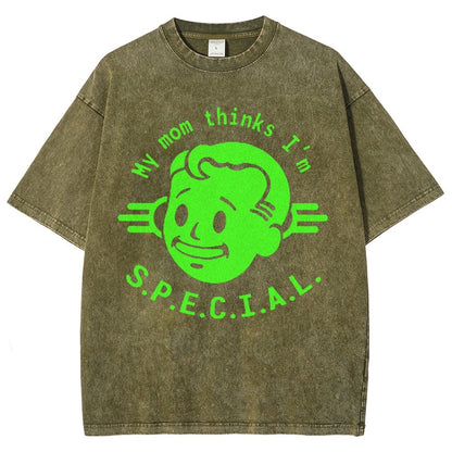 My Mom Thinks I'm S.U.P.E.R. Vintage Distressed T-shirt