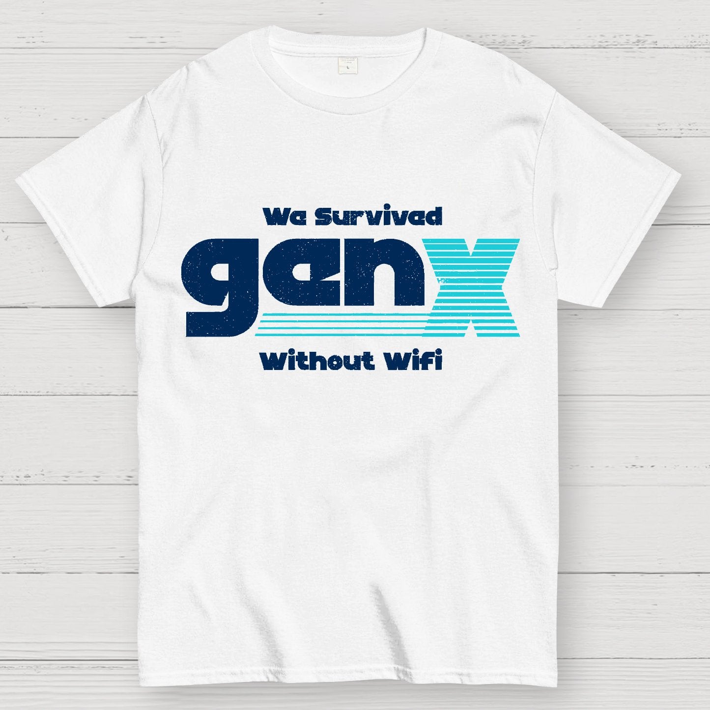 We Survived Without Wifi Geek T-Shirt
