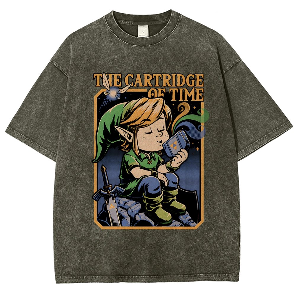 Vintage Game Elf Vintage Distressed T-shirt