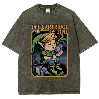 Vintage Game Elf Vintage Distressed T-shirt