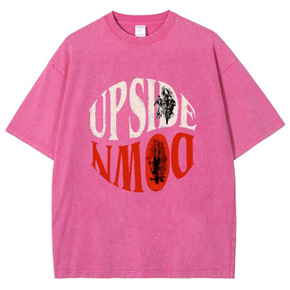 Upside Down Vintage Distressed T-shirt