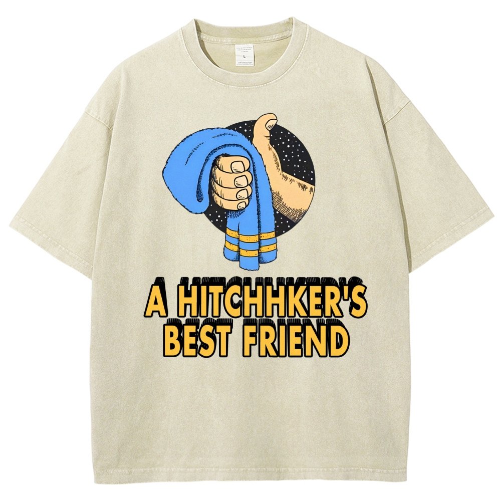 A Hitchhiker‘S Best Friend  Vintage Distressed T-shirt