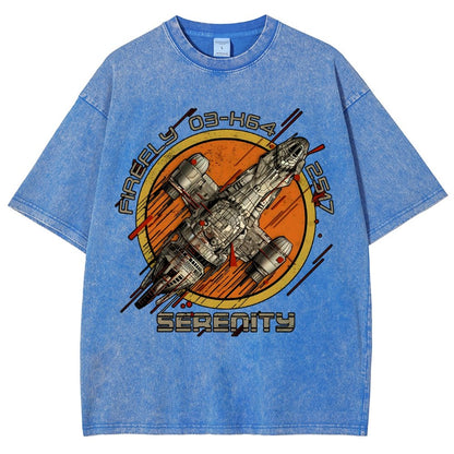 Space Explorer Vintage Distressed T-shirt