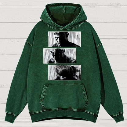 Tears In Rain Vintage Distressed Hoodie