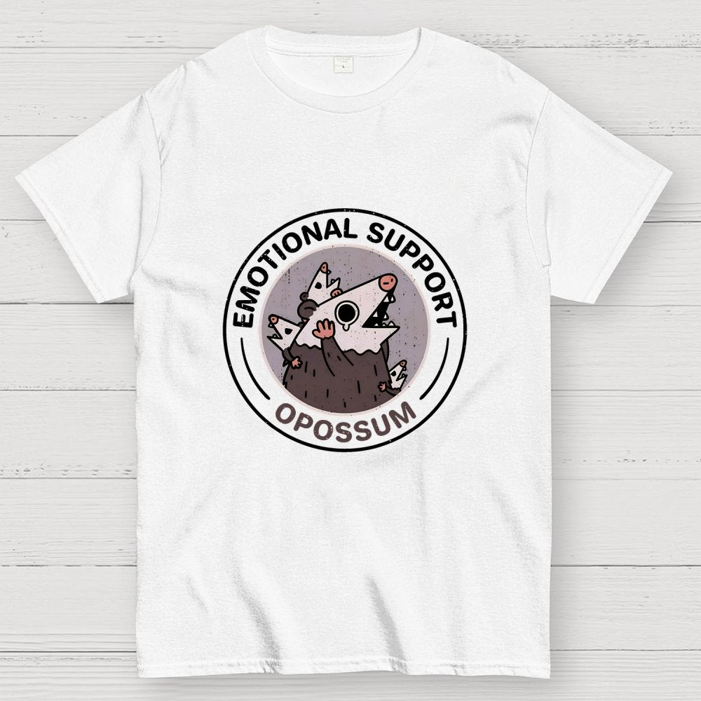 Emotional Support Possum Geek T-Shirt