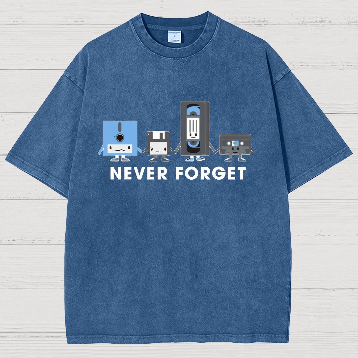 Never Forget Vintage Distressed T-shirt