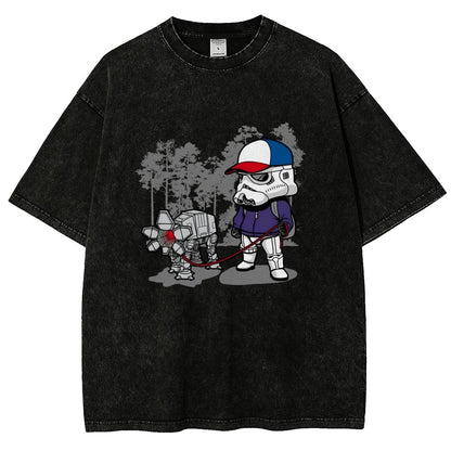 Stranger Duo Vintage Distressed T-shirt