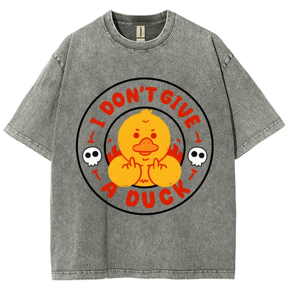 I Don’t Give A Duck Vintage Distressed T-shirt
