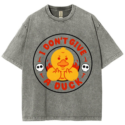 I Don’t Give A Duck Vintage Distressed T-shirt