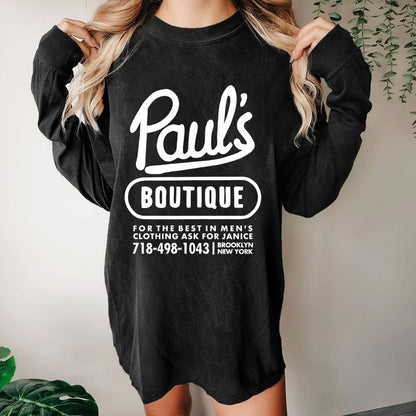 Paul's Boutique Washed Long Sleeve Tee