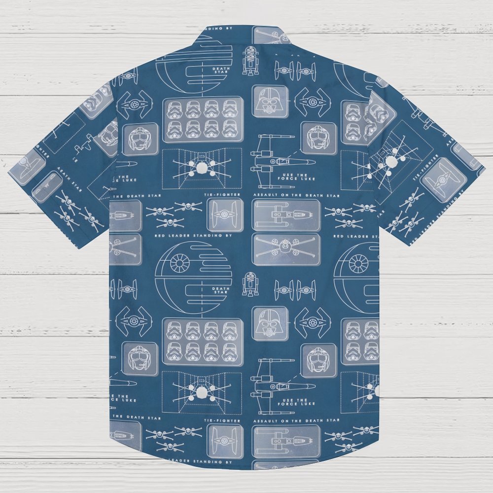 Space Fleet Geek Hawaiian Shirt